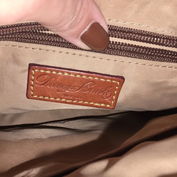 Dooney & Bourke Black and Brown Crossbody Bag - Picture 3 of 6